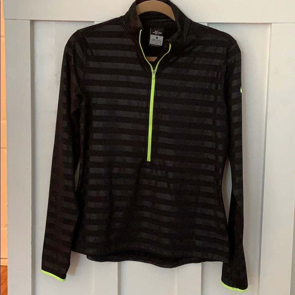 NIKE Black 1/4 Zip Dri Fit Jacket